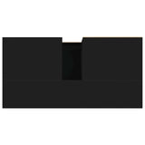 Bathroom Cabinet Black 65x33x60 cm Engineered Wood 831613