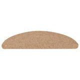 Stair Mats Self-adhesive 30 pcs Beige 56x17x3 cm 3365895