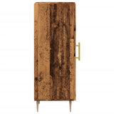 Sideboard Old Wood 34.5x34x90 cm Engineered Wood 857183