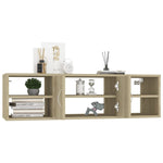 Wall Shelf Sonoma Oak 102x30x29 cm Engineered Wood 806259