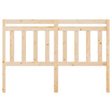 Bed Headboard 140x4x100 cm Solid Wood Pine 814089
