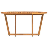 Garden Dining Table Oval 150x90x75 cm Solid Wood Acacia 4108136