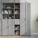 Highboard Grey Sonoma 30x42.5x185 cm Engineered Wood 846241