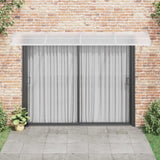 Door Canopy Grey 350x100 cm Polycarbonate 153595