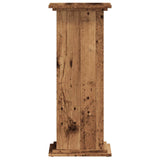 Plant Stand Old Wood 33x33x80 cm Engineered Wood 852976