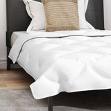 Duvet Set with Pillow 2 pcs White Microfibre 3376798