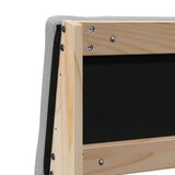 Upholstered Headboard Light Grey 160 cm Solid Pine Wood 879109