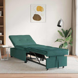 Sofa Bed Dark Green 194 x 50 x 82 cm Plywood 42008586