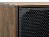Storage Cabinets 2 pcs Rustic Brown 72x36x82 cm Metal and MDF 3095969