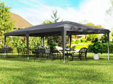 6 x 3 m Pop-Up Steel Frame Gazebo Grey T3398P328437