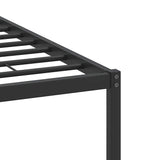 Bed Frame without Mattress Smoked Oak 120x190 cm Small Double Engineered Wood 4106740