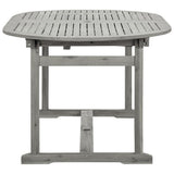 Garden Dining Table x100x75 cm Solid Acacia Wood 316572