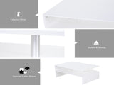 Coffee Table with Storage, 2-Tier Centre Table, Modern Living Room Table with Open Shelf and T3398P344164