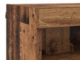 TV Wall Unit Wall-mounted 6 pcs Old Wood Engineered Wood 3402932