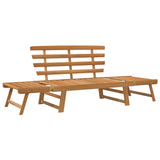 Garden Bench Brown Solid acacia wood Large 316471