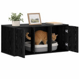 Cat Crate Furniture Black Oak 100 x 49 x 45 cm Engineered Wood 8014760