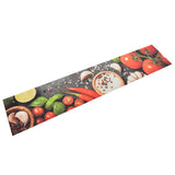 Kitchen Rug Washable Vegetables 60x300 cm Velvet 136539