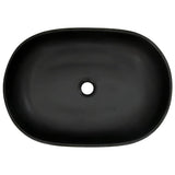 Countertop Basin Black and Blue Oval 59x40x14 cm Ceramic 155115