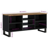 TV Cabinet 100x33x46 cm Solid Wood Mango&Engineered Wood 351969