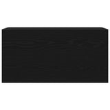 Bathroom Wall Cabinet Black 80x25x40 cm Engineered Wood 860086