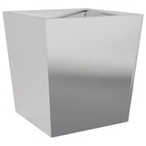 Garden Planters 50x50x50 cm 2 pcs Galvanised Steel 851077