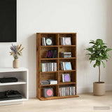 CD Cabinet Oak Wood 65 x 23.5 x 97.5 cm Engineered Wood 8012686