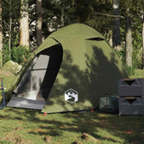 Camping Tent Dome 2-Person Olive Green Waterproof 4009612