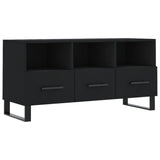 TV Cabinet Black 102x36x50 cm Engineered Wood 829061