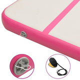 Inflatable Gymnastics Mat with Pump 500x100x15 cm PVC Pink 92664