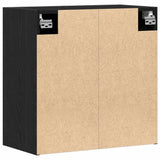 Wall-mounted Cabinet 60 x 31 x 60 cm Engineered Wood Black Oak 862945