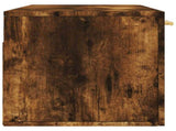 Wall Cabinet Smoked Oak 100x36.5x35 cm Engineered Wood 830121