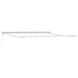 Awning Frame Manual White 400 x 350 cm Aluminium 313195