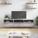 TV Cabinet Grey Sonoma 150x30x44.5 cm Engineered Wood 831266