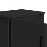 Bedside Cabinets 2 pcs Black 40x30x40 cm Engineered Wood 848515