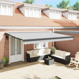 Awning Frame Anthracite 450 x 300 cm Aluminium 145703