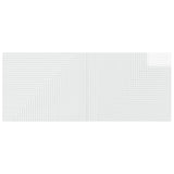 Wall-Mounted Headboard HAARLEM High Gloss White Engineered Wood 896969