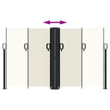 Retractable Side Awning Cream 140x600 cm 4004610
