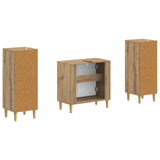 2 Piece Bathroom Cabinet Set ARNHEM Artisan Oak Engineered Wood 3418016
