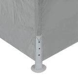 Party Tent 900 x 300 x 255 cm Light Grey PE and Steel 42033001