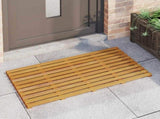 Bath Mat Natural 100 x 53 cm Solid Acacia Wood 42025261