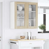 Hanging Cabinet Sonoma Oak 80 x 31 x 80 cm Engineered Wood 884324