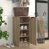 Shoe Cabinet Sonoma Oak 30x35x70 cm Engineered Wood 811415