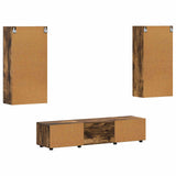 TV Cabinet Set FLORIN 3 pcs Smoked Oak Engineered Wood 3397929