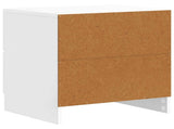 Bedside Cabinet 2 pcs High Gloss White 43 x 34.5 x 44.5 cm 895684