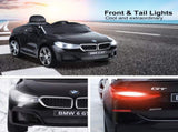 Kids Electric Ride On Car 6V Licensed BMW 6GT W/ Remote-Black T3398P348160