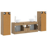Bathroom Furniture Set 5 pcs Artisan Oak 33 x 34.5 x 100 cm 3405992