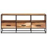 TV Cabinet 110x30x45 cm Solid Acacia Wood 327448
