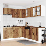 11 Piece Kitchen Cabinet Set Porto Old Wood Engineered Wood 3314939