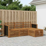 Outdoor Sofa Set 4 pcs Natural 3384190