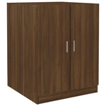 ZNTS Washing Machine Cabinet Brown Oak Engineered Wood 3120184